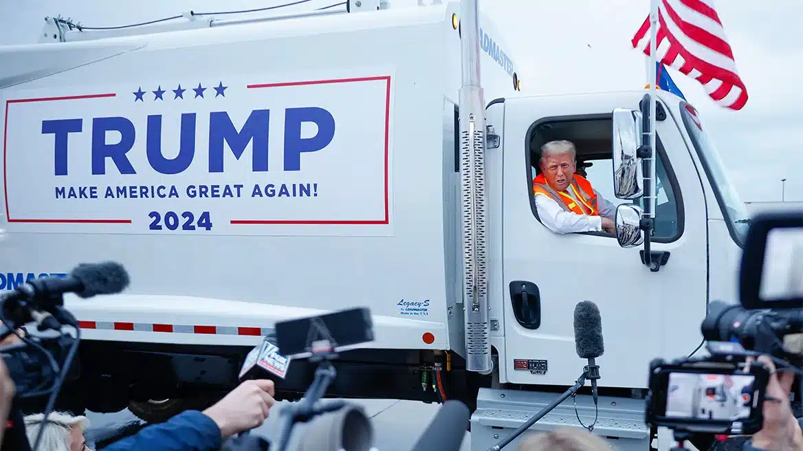 donald trump truck