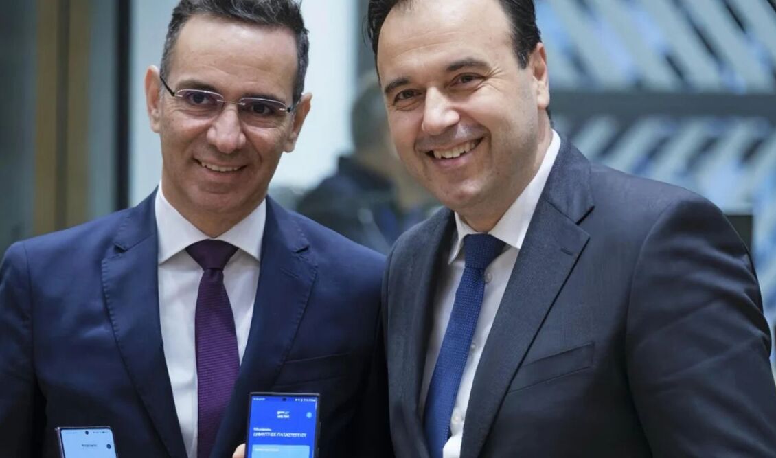 Δημήτρης Παπαστεργίου Νικόδημος Δαμιανού! Μαζί για τη συνεργασία Ελλάδας και Κύπρου και στον τομέα του ψηφιακού μετασχηματισμού