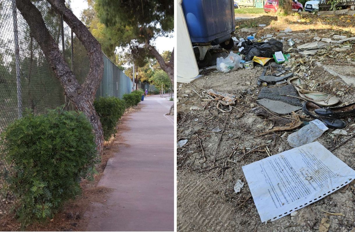 Γλυφάδα δρόμοι πεζοδρόμια! Οι 2 όψεις του ίδιου…νομίσματος