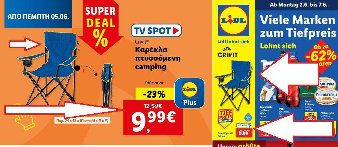 Ελλάδα Γερμανία σύγκριση τιμών Δες την διαφορά σε καρέκλα σκηνοθέτη.για παράδειγμα 4
